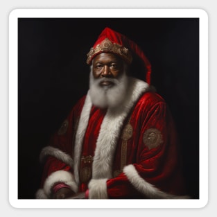 Black Santa by Jan van Eyck Magnet